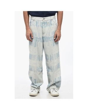 Our Legacy Corduroy Tie Dye Effect Vast Cut Pant - Gray