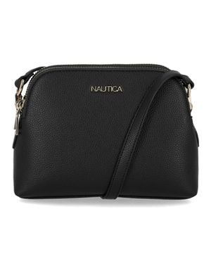 Nautica Dome Zip Crossbody Bag - Black