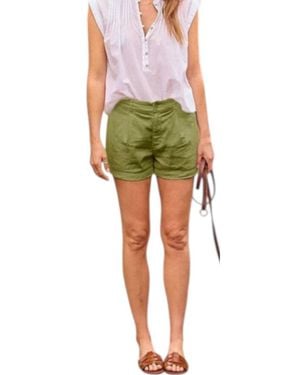 Bella Dahl Hanna Pleated Short - Green