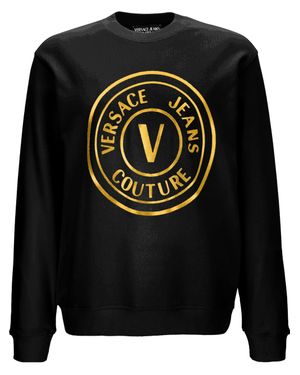 Versace Jeans Couture Circular Logo Sweatshirt - Black