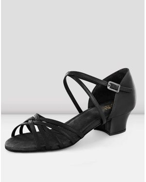 Bloch Leather Annabella Latin Practice Shoe - Black