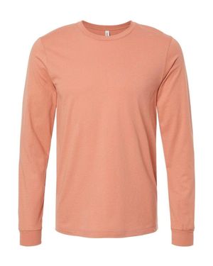 Bella Canvas Jersey Long Sleeve Tee - Brown