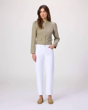 PAIGE Mason Ankle Jeans - White
