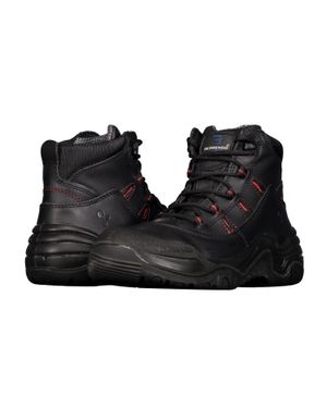 Berrendo Steel Toe Work Boots 6" And Oil And Slip Resistant Eh Rated - Black