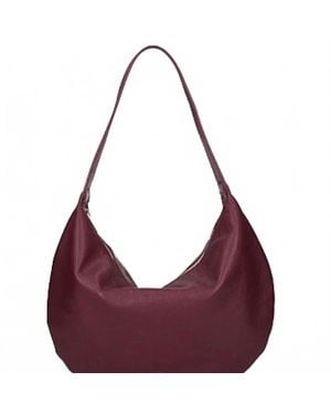 Two Amicis All Day Leather Hobo Bag - Purple