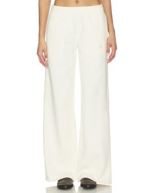 Anine Bing Kacey Monogram Sweatpants - White