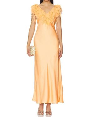LoveShackFancy Manota Dress - Yellow