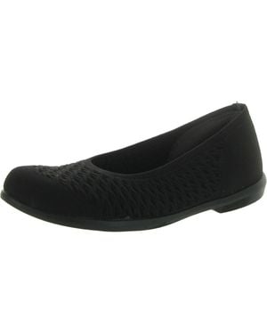 Bzees Khloe Casual Slip On Ballet Flats - Black