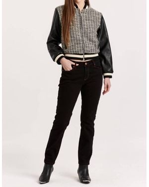 Another Love Janel Tweed Mixed Jacket - Black