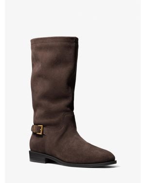 Michael Kors Harleigh Suede Boot - Brown
