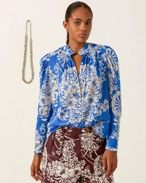 Alix Of Bohemia Artemis Royal Spoke Shirt - Blue