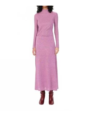 Maria Cher Medanos Minerva Midi Skirt - Pink