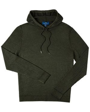 Robert Talbott Conway Garment-Dyed Wool Hoodie - Green