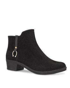 Ulan Waterproof Dress Booties By - Black