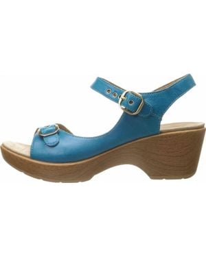 Dansko Joanie Wedge Sandal - Blue