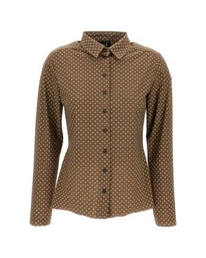 Irie Structured Button-Down Shirt With Timeless Appeal - Brown