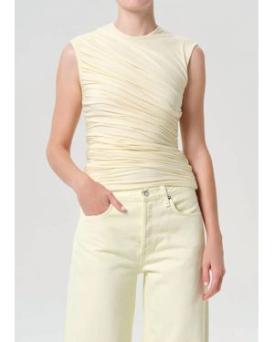 Agolde Ester Twist Tank - Natural