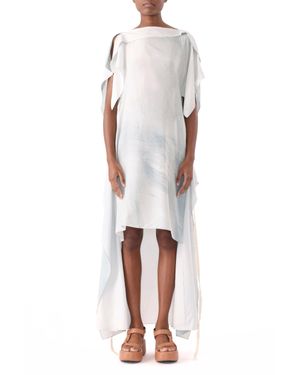 Jason Wu Silk Habotai Kimono Wrap Dress - White