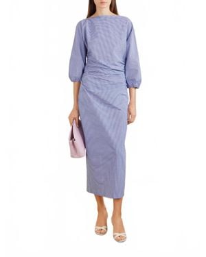 BERNADETTE Ezra Midi Dress - Blue