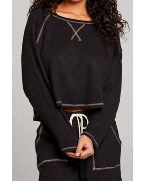 Chaser Brand Lucy Long Sleeve - Black