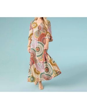 Coco + Carmen Cora V-Neck Maxi Dress - Blue