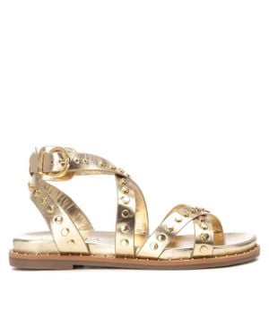 Xti Strapy Flat Sandals - Metallic