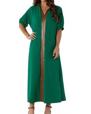 Emily Mccarthy Poppy Maxi Dress - Green