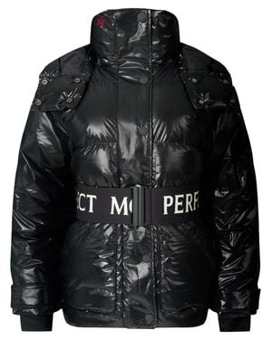 Perfect Moment Cortina Ski Glossy Puffer Parka - Black