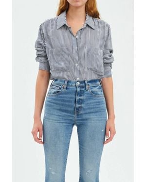 DAZE Palisades Button Down Shirt - Blue
