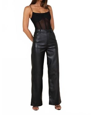 Misha Milana Wide Leg Pant - Black