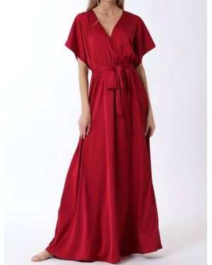 knee length dresses for ladies Aakaa Cross Front Neck Halter Pleated Dress – Belle Boutique OC main image 1