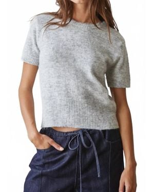 By Together Short Sleeve Sweater - Gray