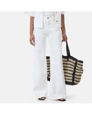 Closed Glow Up Wide Leg Jeans - White