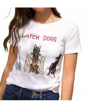 Unfortunate Portrait Watch Dogs Tee - White