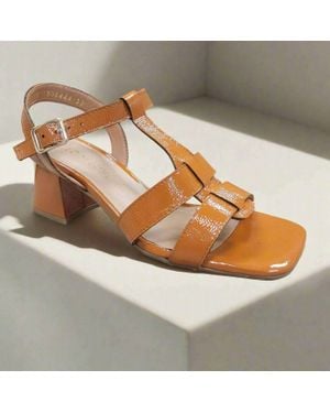 Lodi Go Heeled Sandal - Metallic