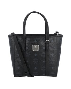 MCM Toni Top-Zip Shopper - Black
