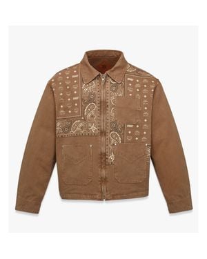 MCM X Kasina Bandana Monogram Jacket - Brown