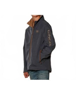 Cinch Boy's Bonded Logo Jacket - Black
