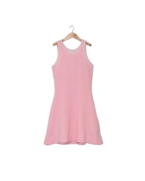 Victoria Beckham Boucle Double Face Dress - Pink