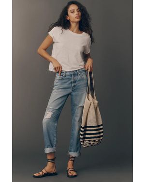 Edwin Sawyer Mid-Rise Relaxed Jeans - Gray