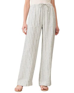 Faherty Laidback Linen Pant - Gray