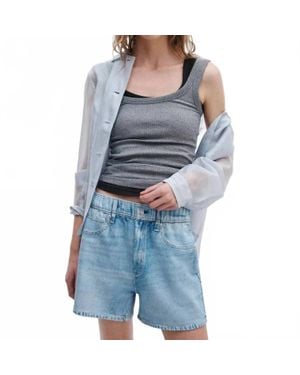 Rag & Bone Miramar Terry Walking Shorts - Blue