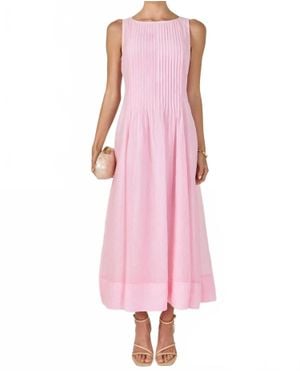 2.7 August Apparel Julia Midi Dress - Pink