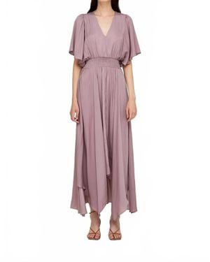 GRADE & GATHER Renowned Elegance Maxi Dress - Purple