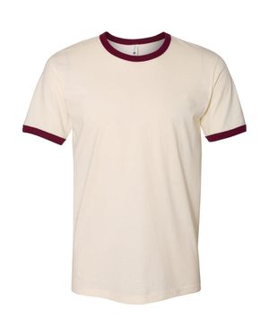 Next Level Cotton Ringer T-Shirt - Natural