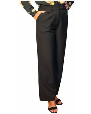 WILD PONY Crepe Pants - Black