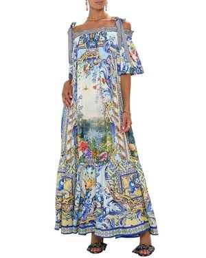 Linda Charm Maxi Dress - Blue