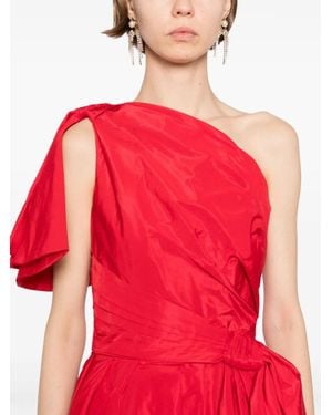Saiid Kobeisy Aqua Sky Taffeta Evening Dress - Red