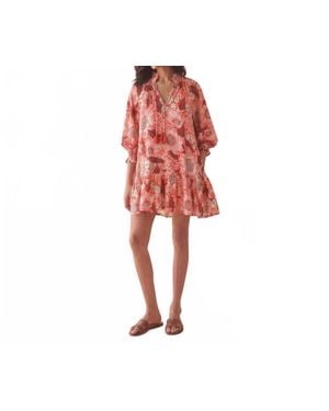 Omika Ellie Mini Dress - Red