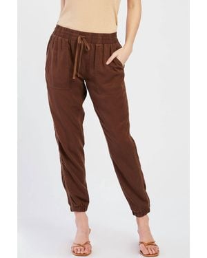 Velvet Heart Cocoa Jogger Pant - Brown